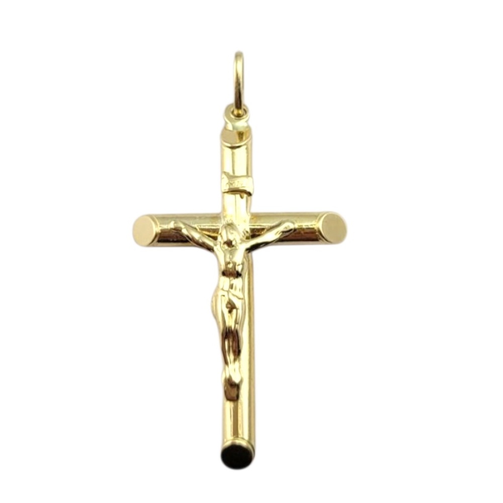 18 Karat Yellow Gold Crucifix Pendant #22245